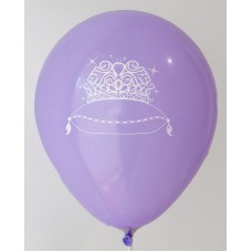 Lavender Princess Printed Balloons